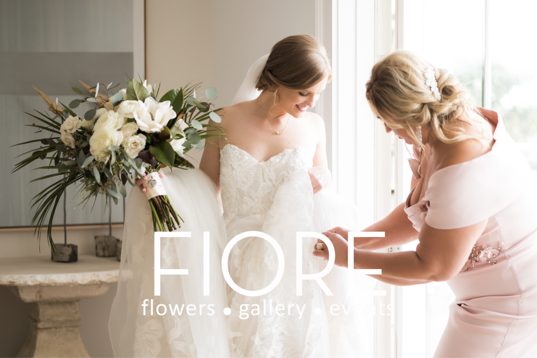 Romantic wedding bouquet by Fiore